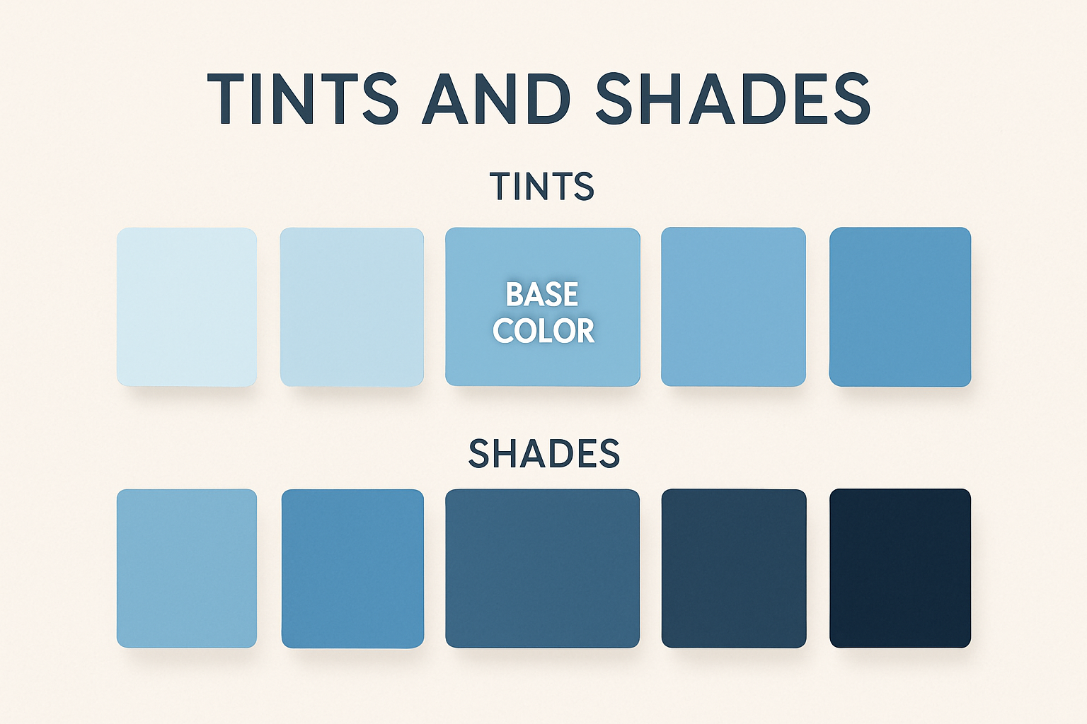 Tints and shades