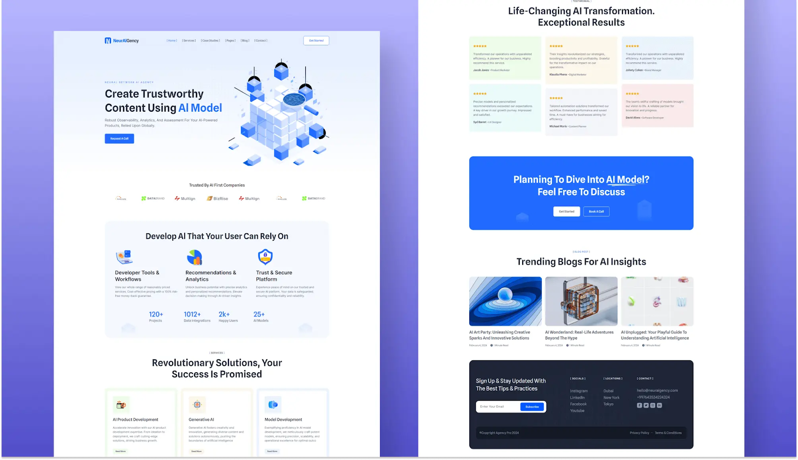 AI website Template