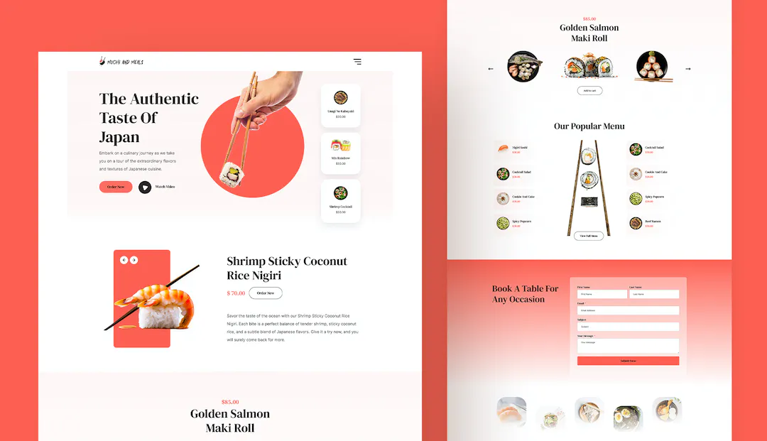 Restaurant WordPress Templates