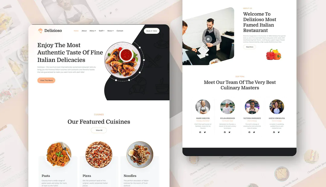 Restaurant WordPress Templates