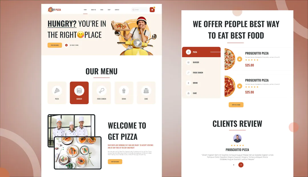 Restaurant WordPress Templates