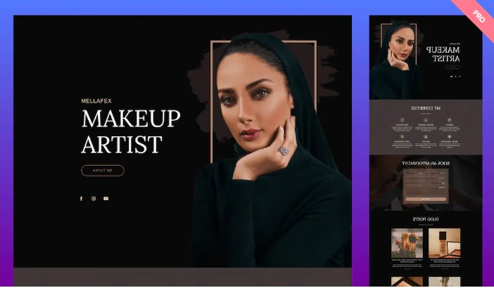 fashion and beauty website templates