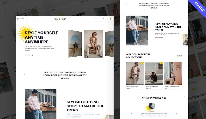 fashion and beauty website templates