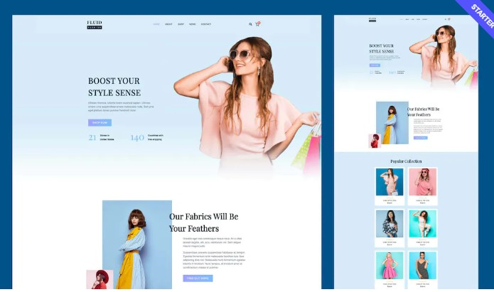 fashion and beauty website templates
