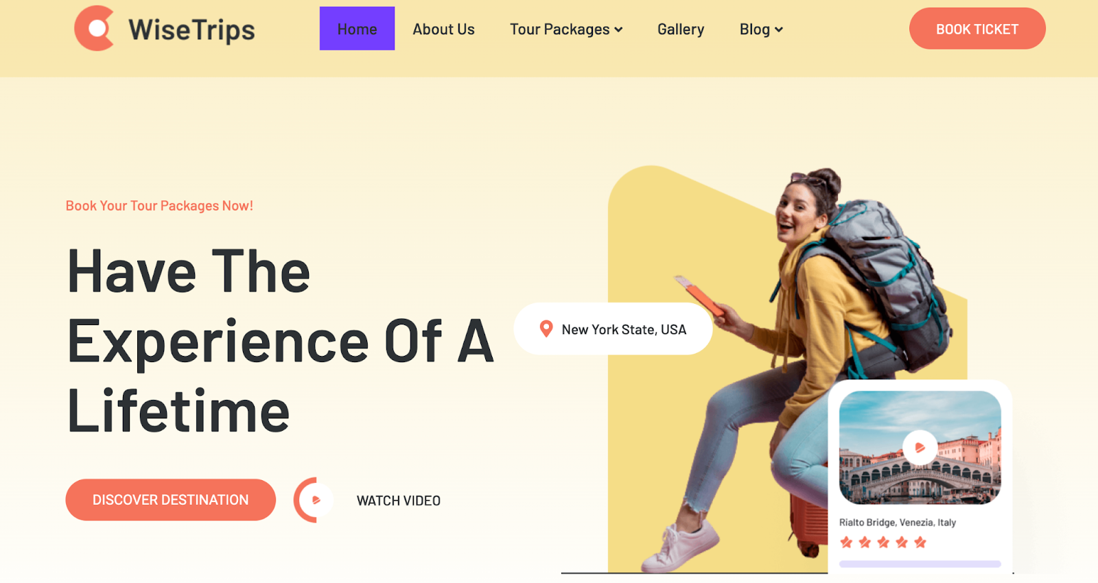 Tourism Theme WordPress