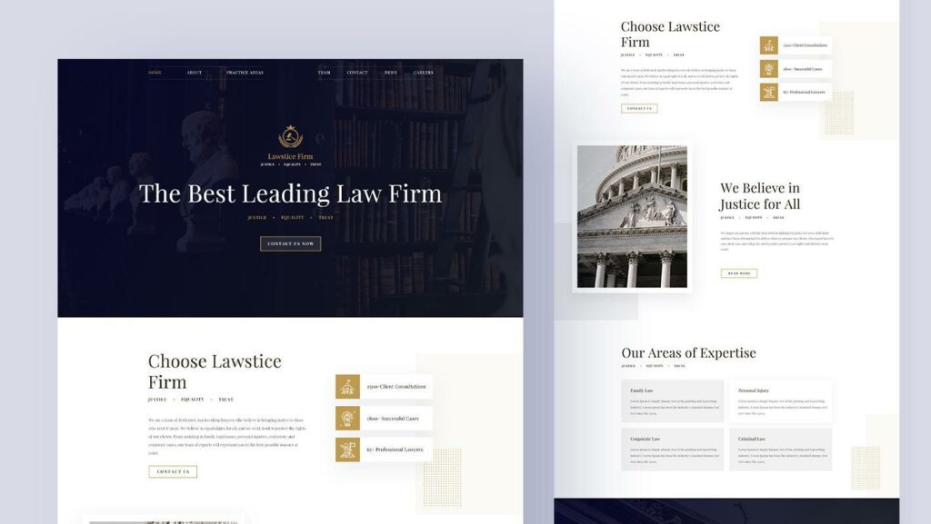 How To Create Lawyer Website Free WordPress Templates