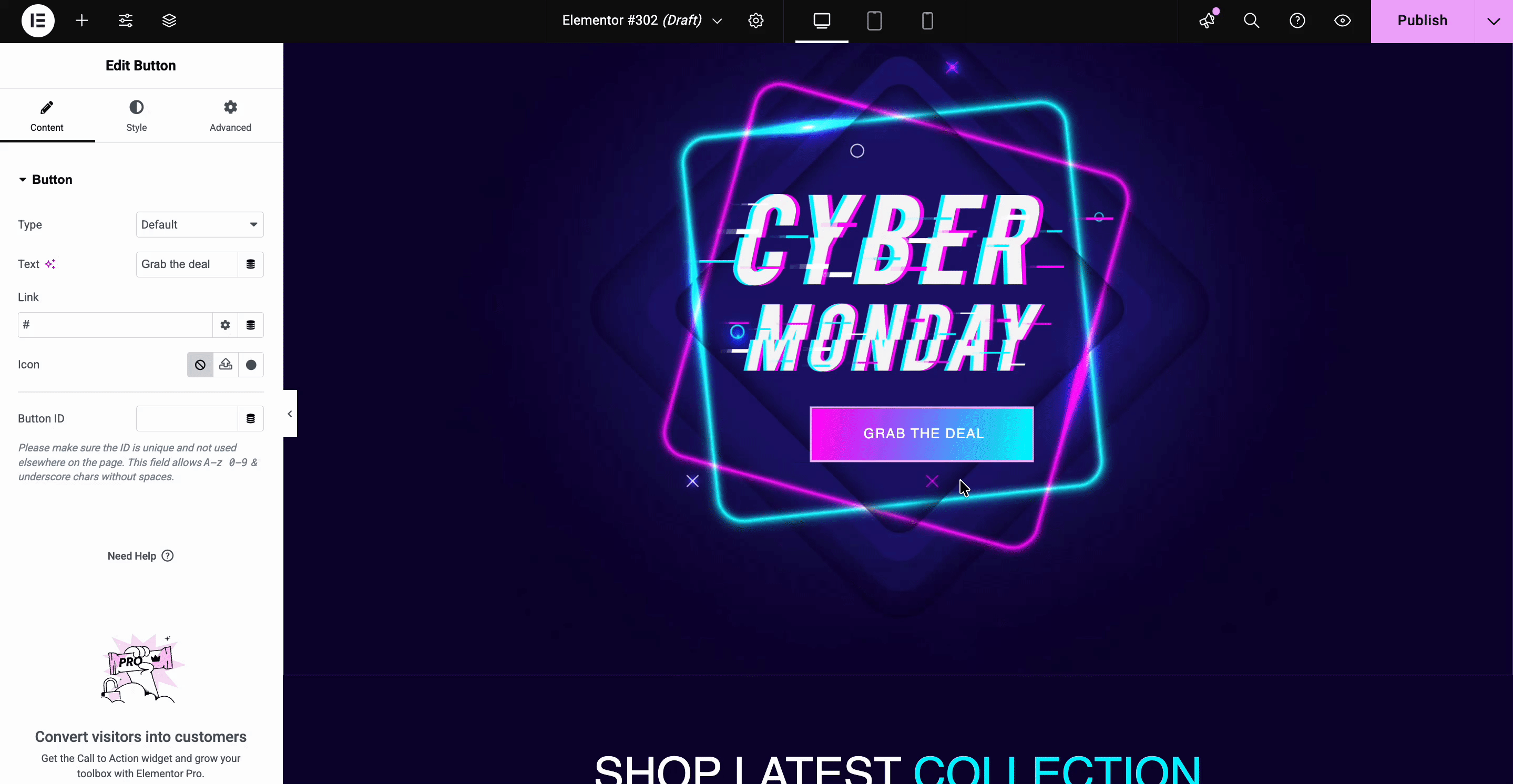 Save CyberSell template