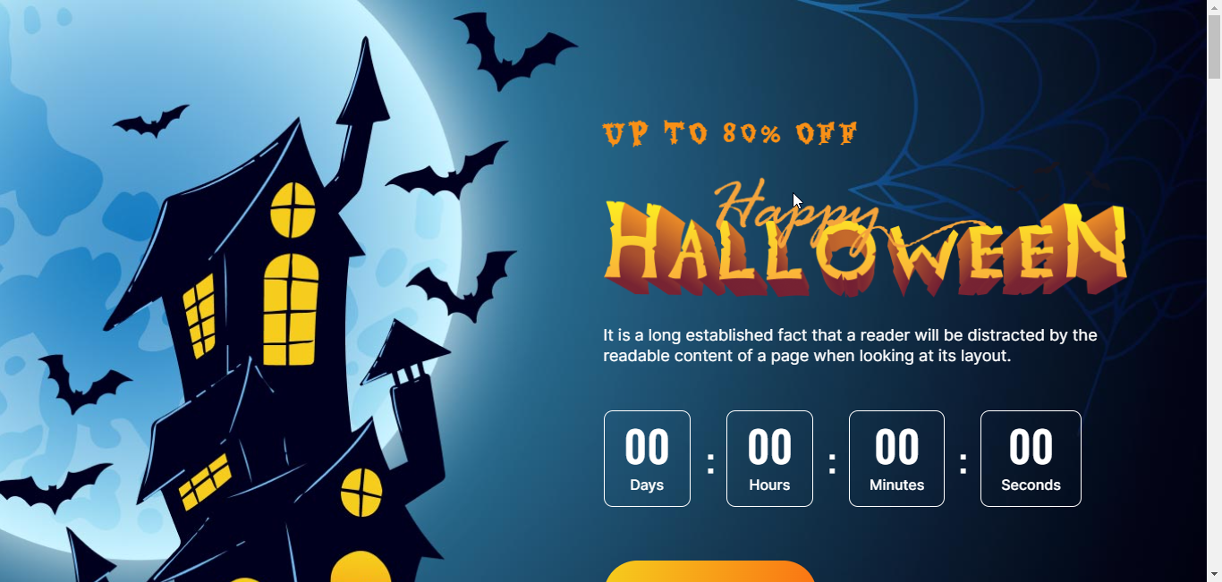 create halloween page scarescream