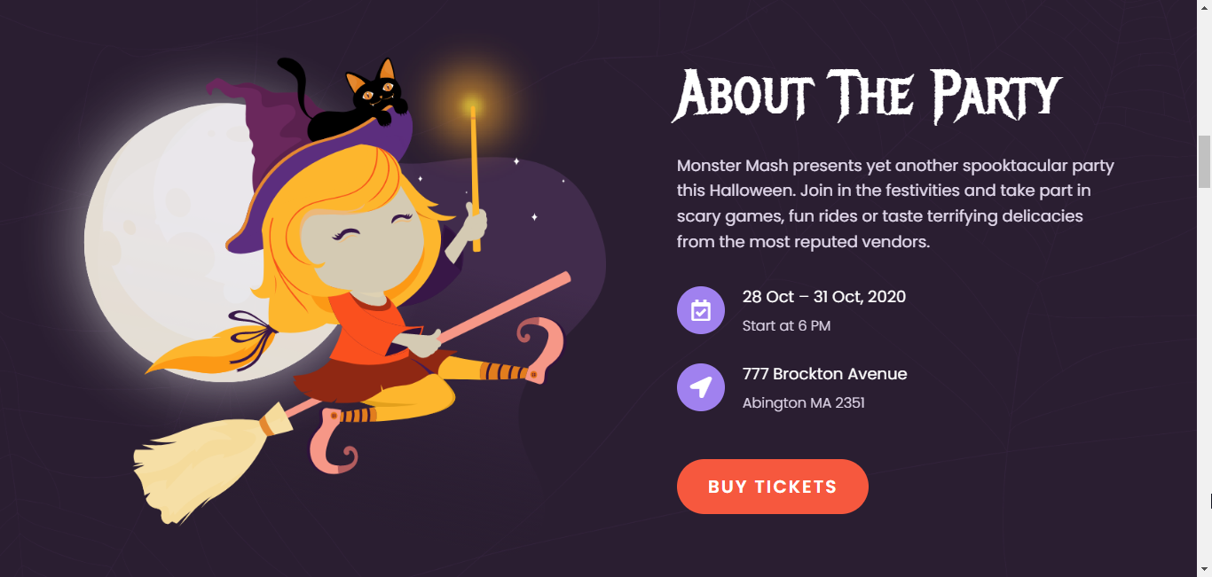 create halloween page monster mash
