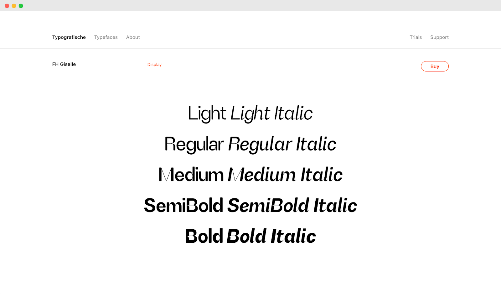 Best Web Fonts - FH-Giselle