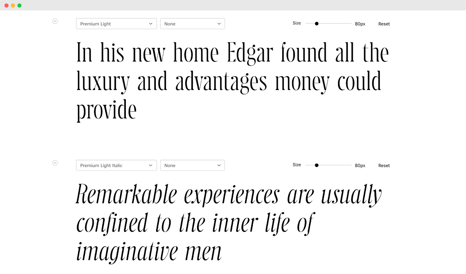 Best Web Fonts - Steiner