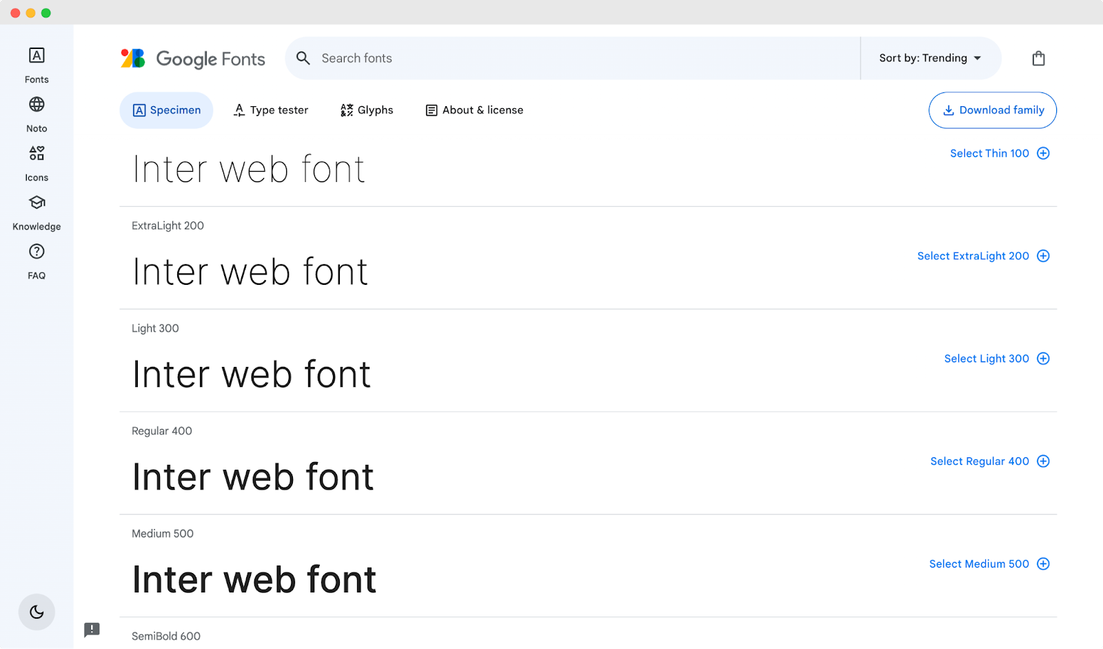 Best Web Fonts - Inter