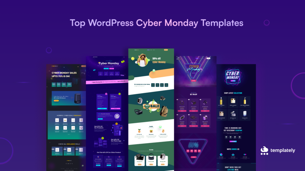 Top 5 WordPress Cyber Monday Templates To Build Pages In Minutes ...