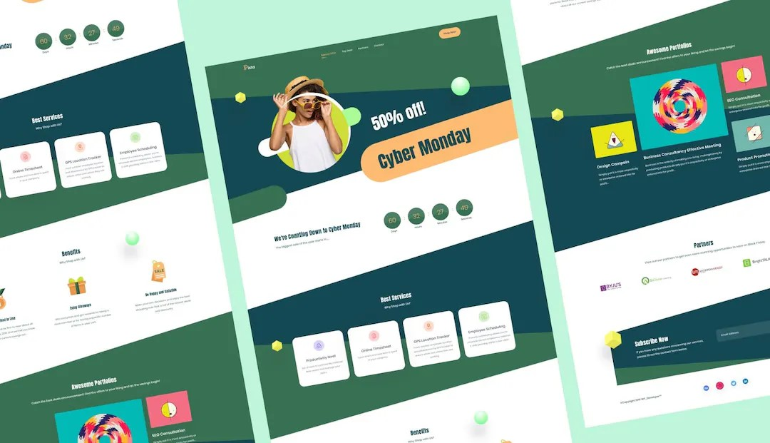 WordPress Cyber Monday Templates