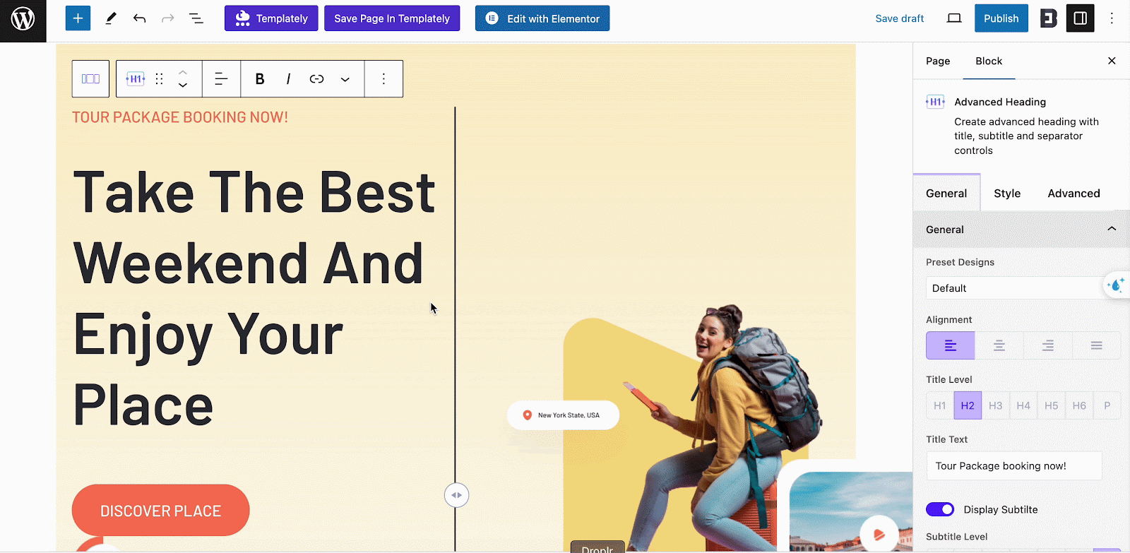 Travel Agency Website Without Coding for FREE