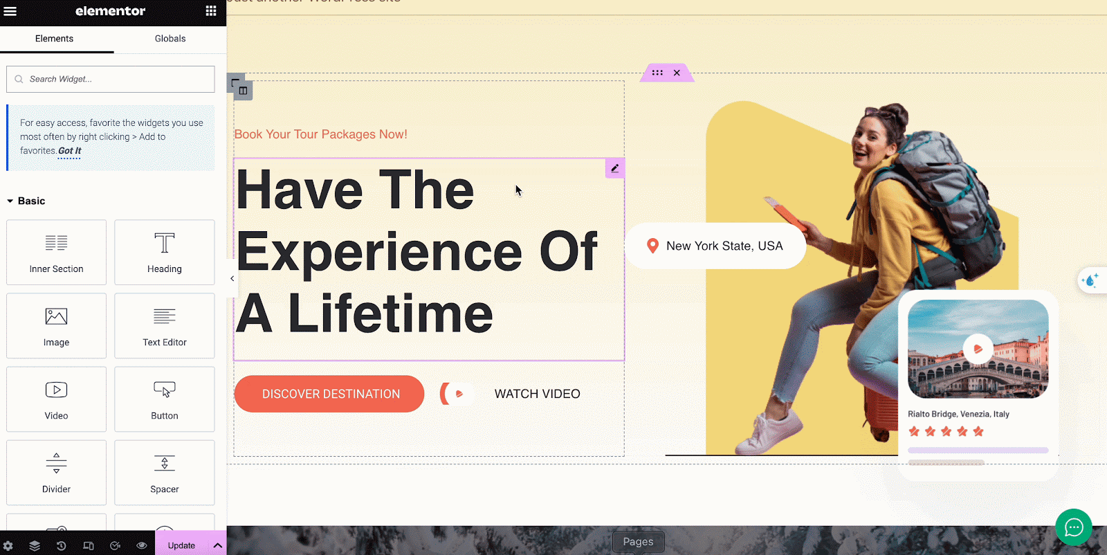 Travel Agency Website Without Coding for FREE