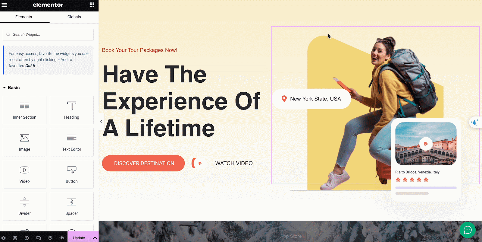 Travel Agency Website Without Coding for FREE