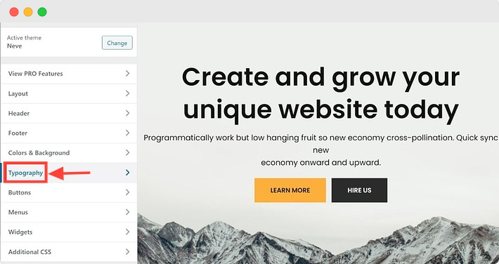Change Fonts in Your WordPress Website