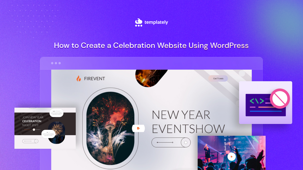 Create a Celebration Website