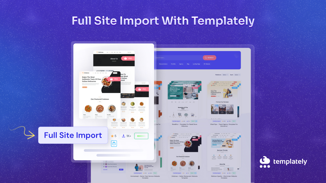 Full Site Import