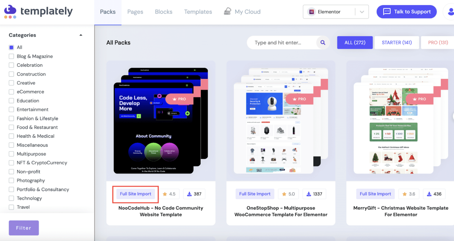 Most Awaited Feature: Templately Now Supports Full Site Import for ...