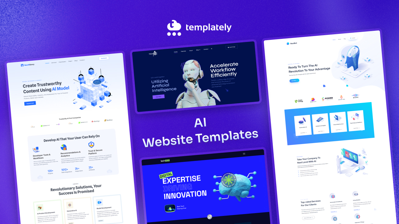 AI website templates