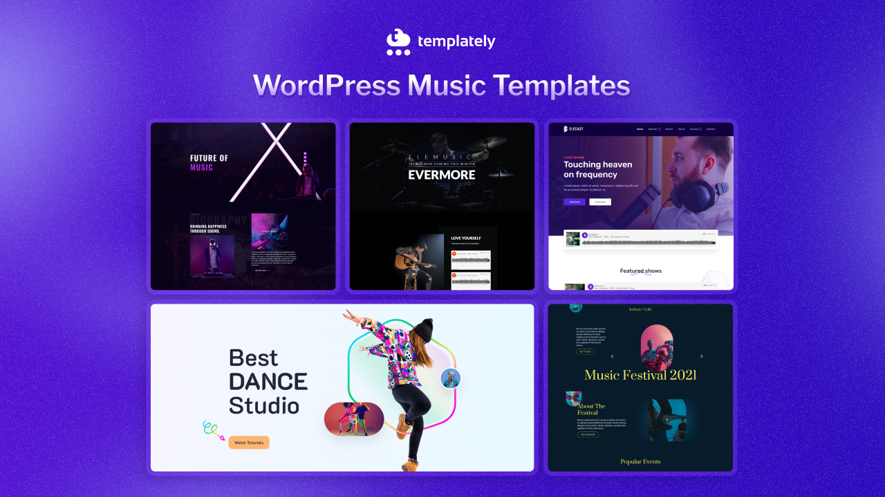 WordPress Music Templates