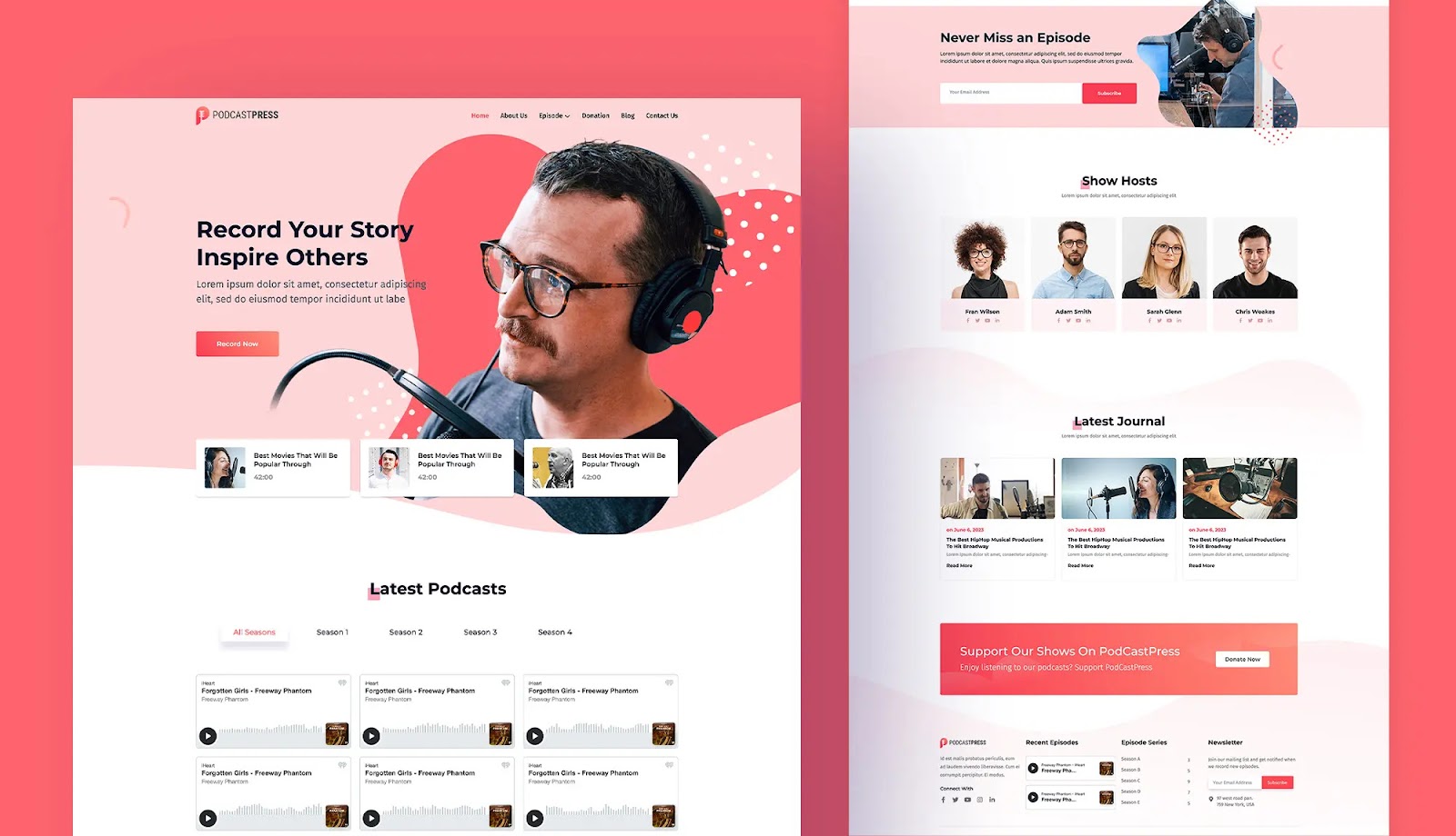 WordPress Music Templates