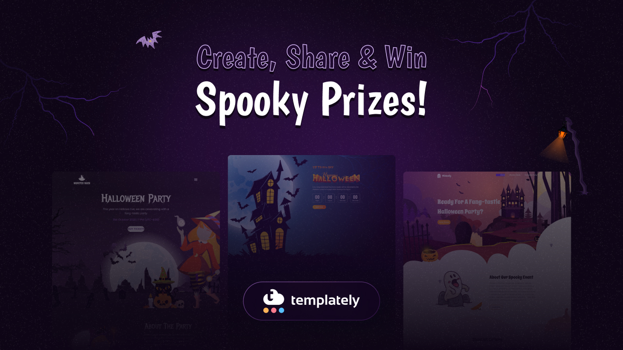 Halloween-Themed Web Designs