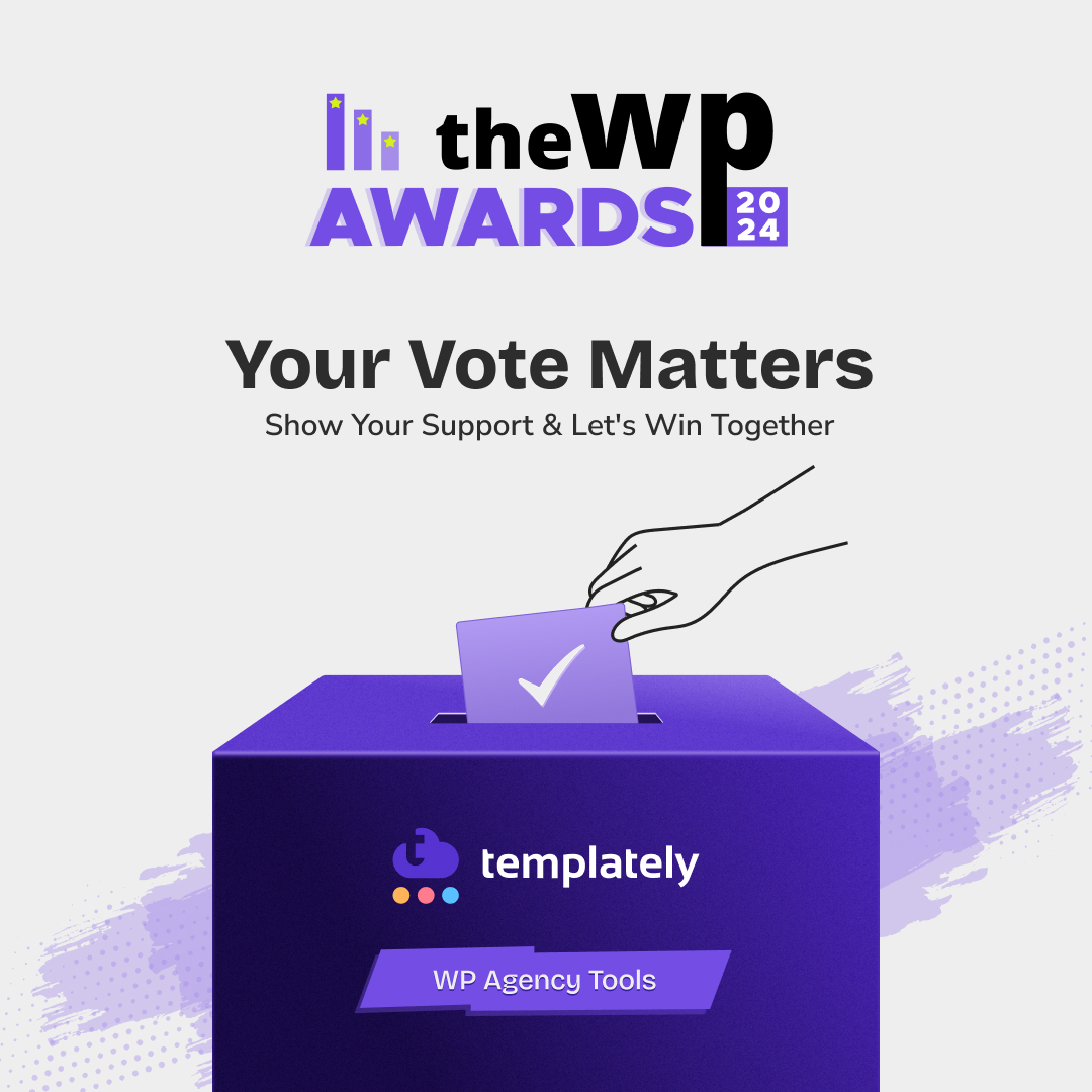 Vote for Templately in The WP Awards