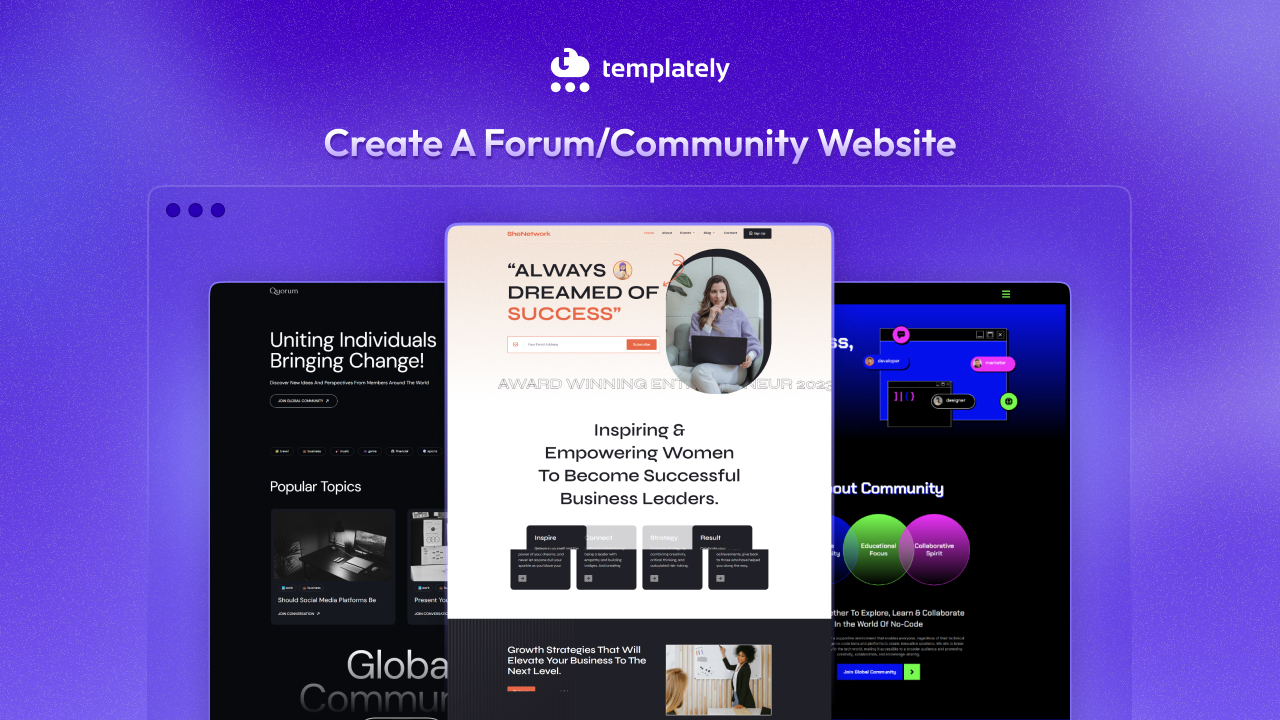 Create a Forum Website