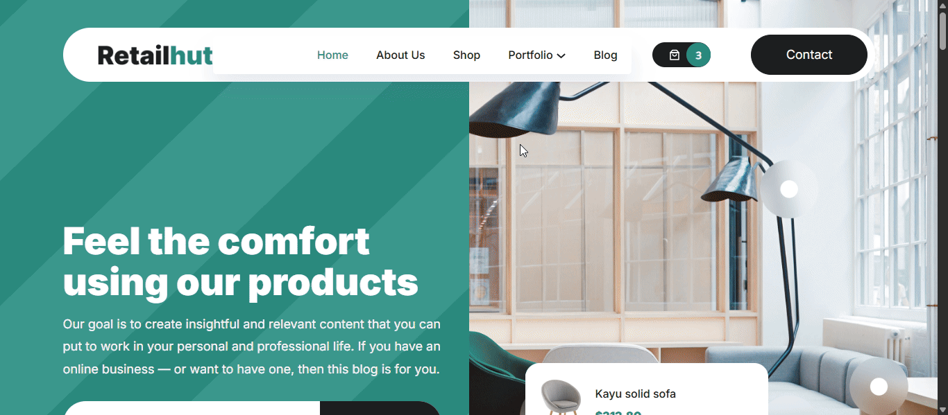 Retailhut- Retail Store Website Template