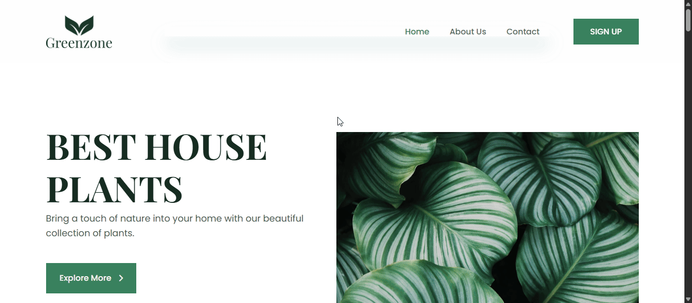 Greenzone - Plant Store Template