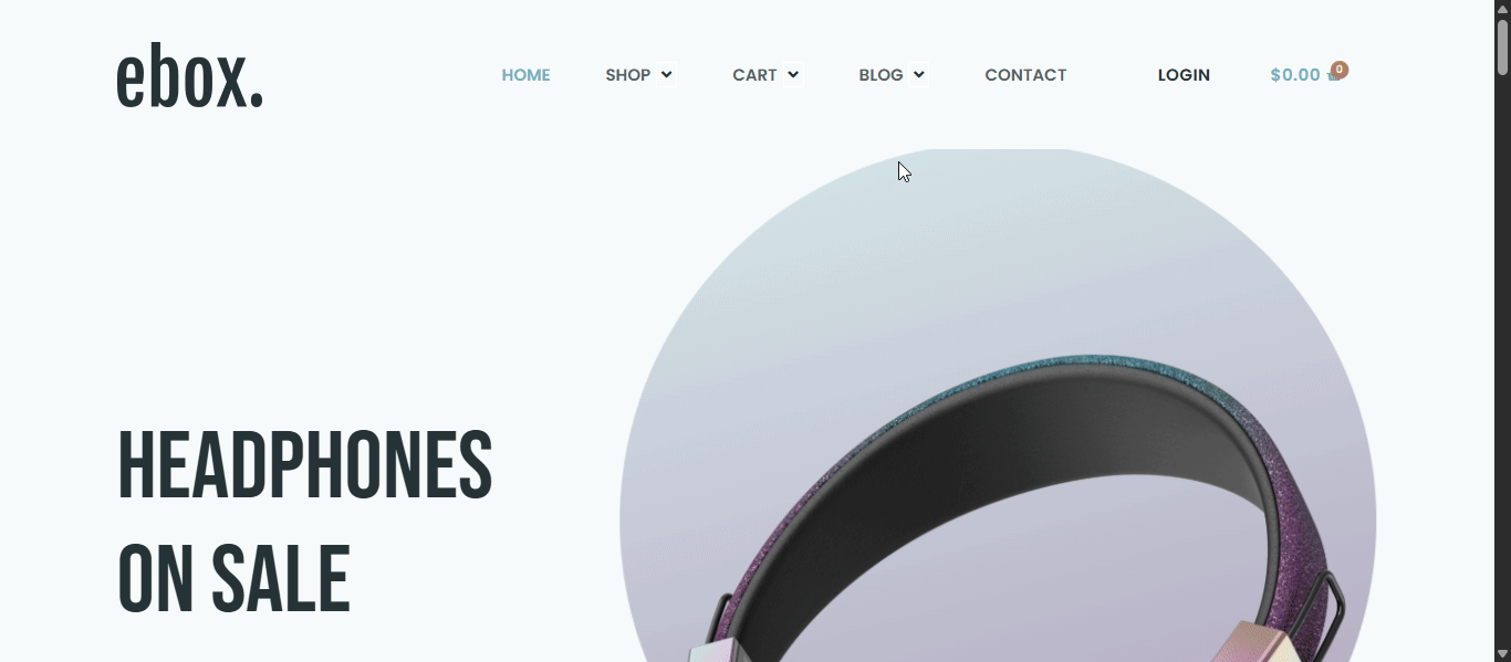 Ebox - WooCommerce Template