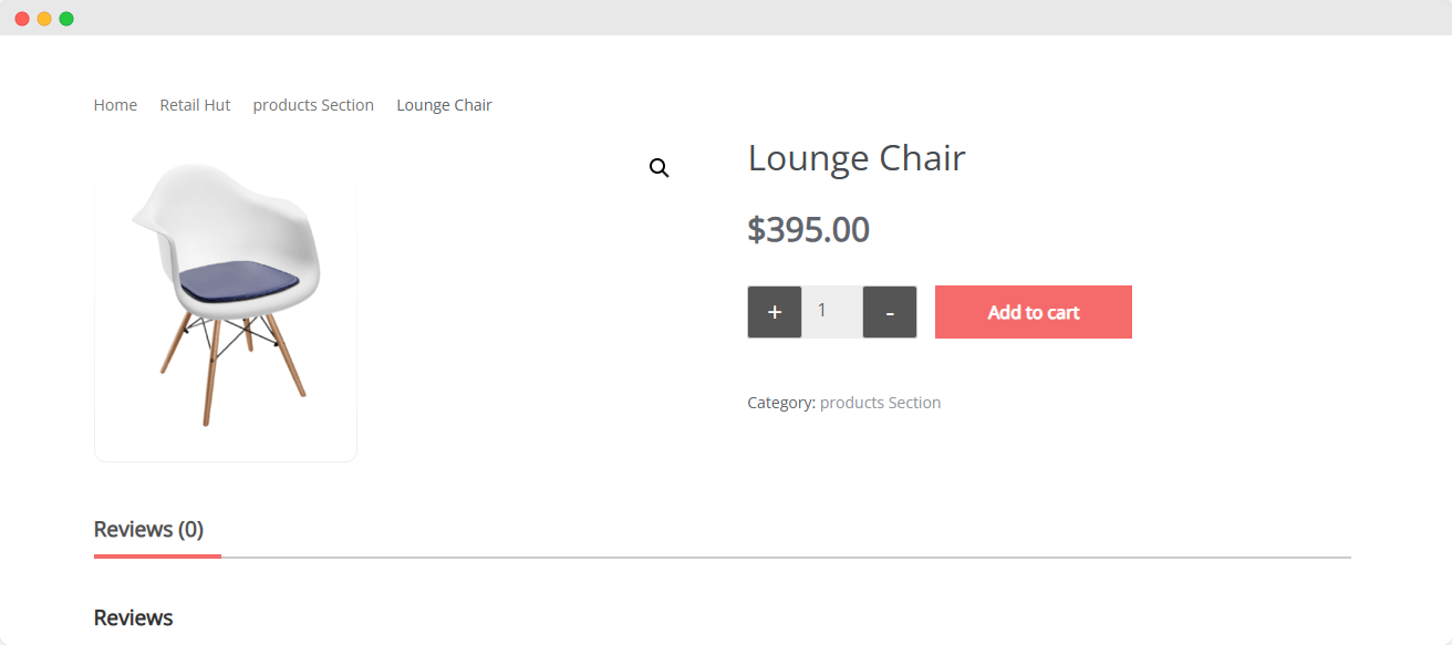 Create product catalogue page