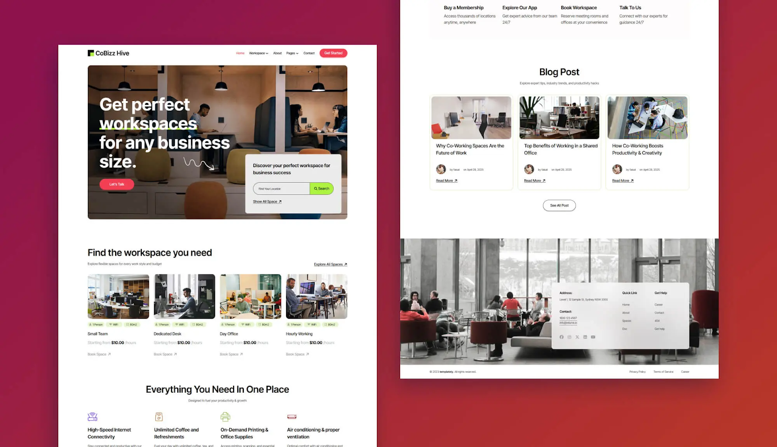 Business Agency Website Template