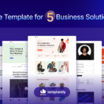 Astoria: One WordPress Website Template for 5 Business Solutions