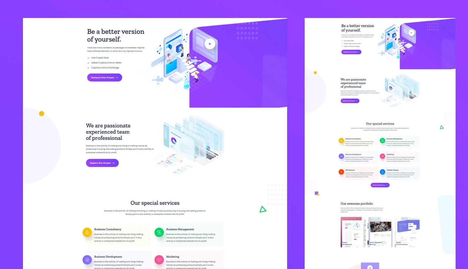 Agency Website WordPress Template