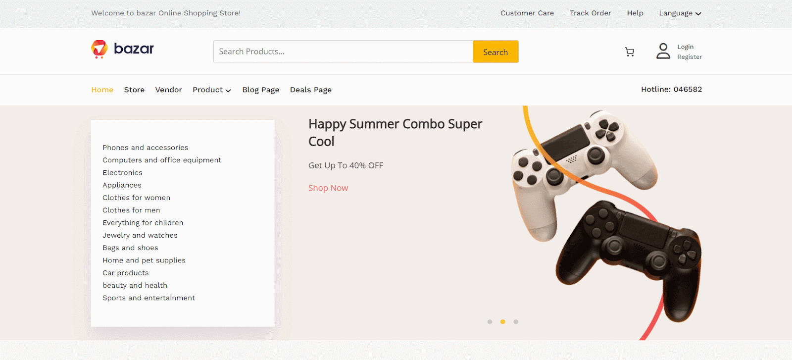 Bazar-eCommerce Template