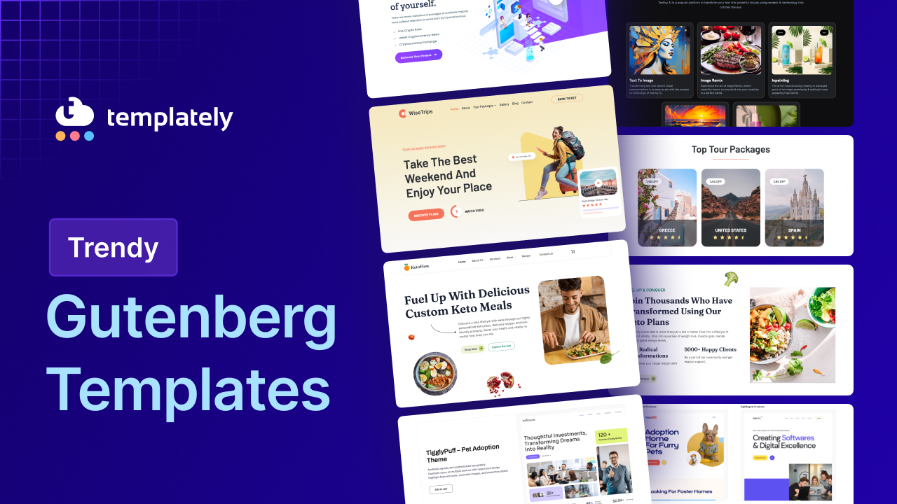 5 Trending Gutenberg Set Page Templates in 2025 by Templately