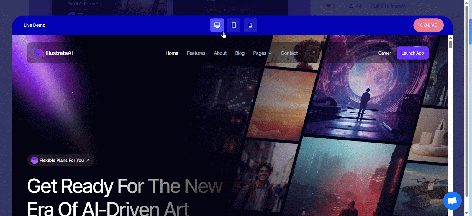 Mobile responsiveness in Templately