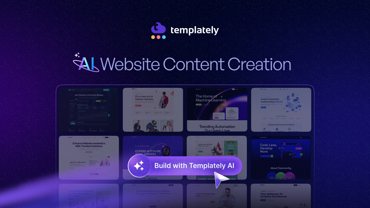 Templately AI Website Content Creation: How to Build a Full Website with Minimal Input