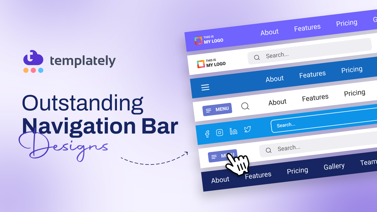 Transform Your Website with These 5+ Outstanding Navigation Bar Designs
