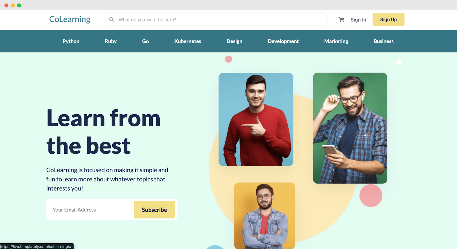 CoLearning Header