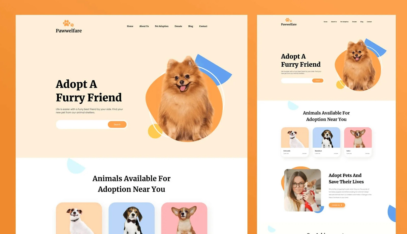 Pawwelfare: Animal Welfare & Donation Website Template