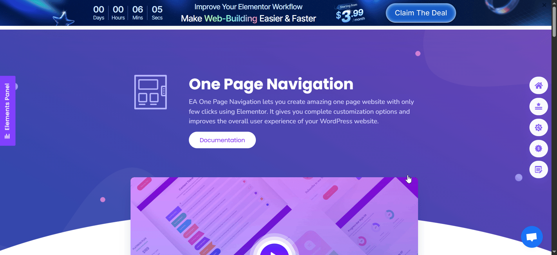 Vertical Sidebar Navigation Menu