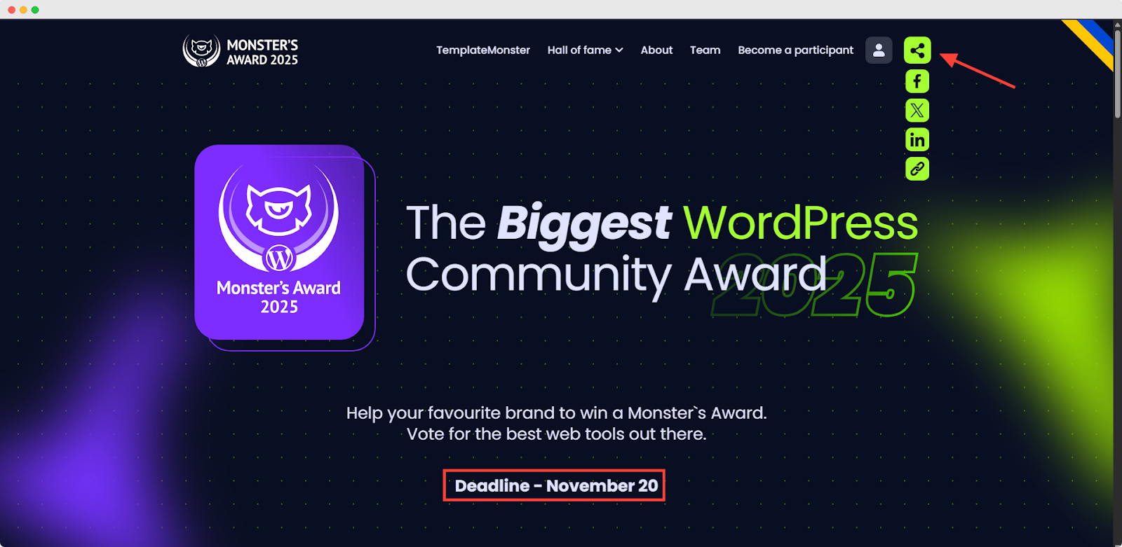 (Optional) Share Your Support