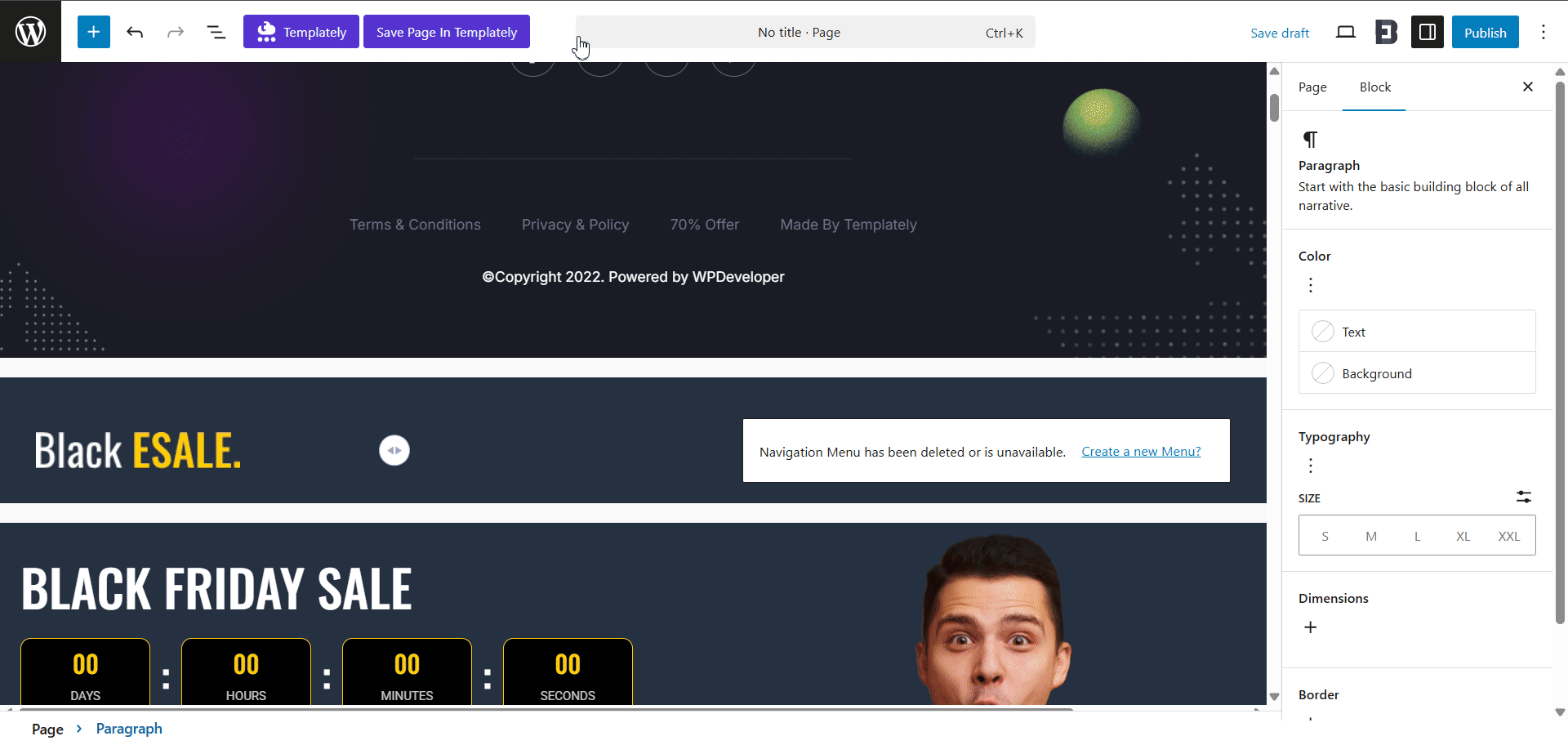 campaign landing page