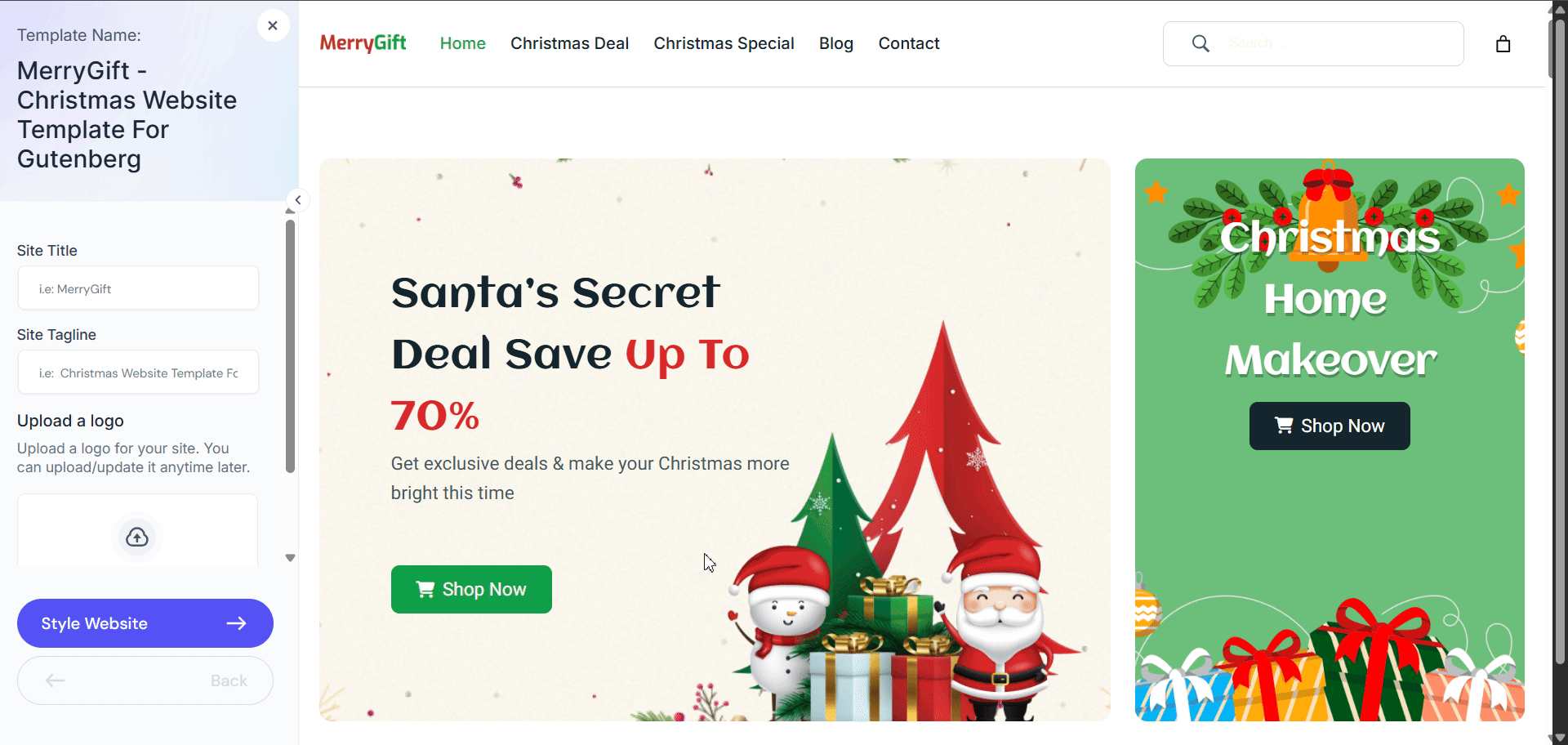 campaign landing page