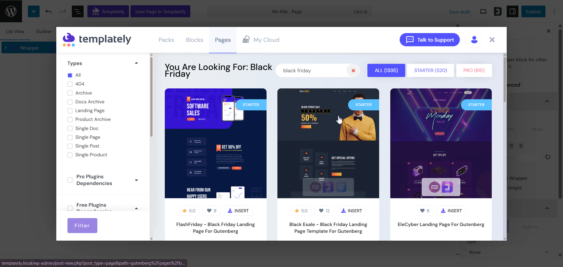 campaign landing page